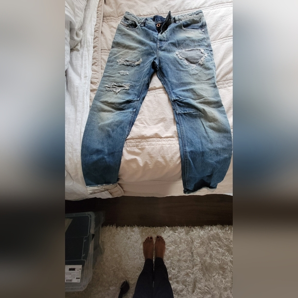 Diesel womens distressed jean - Picture 5 of 8